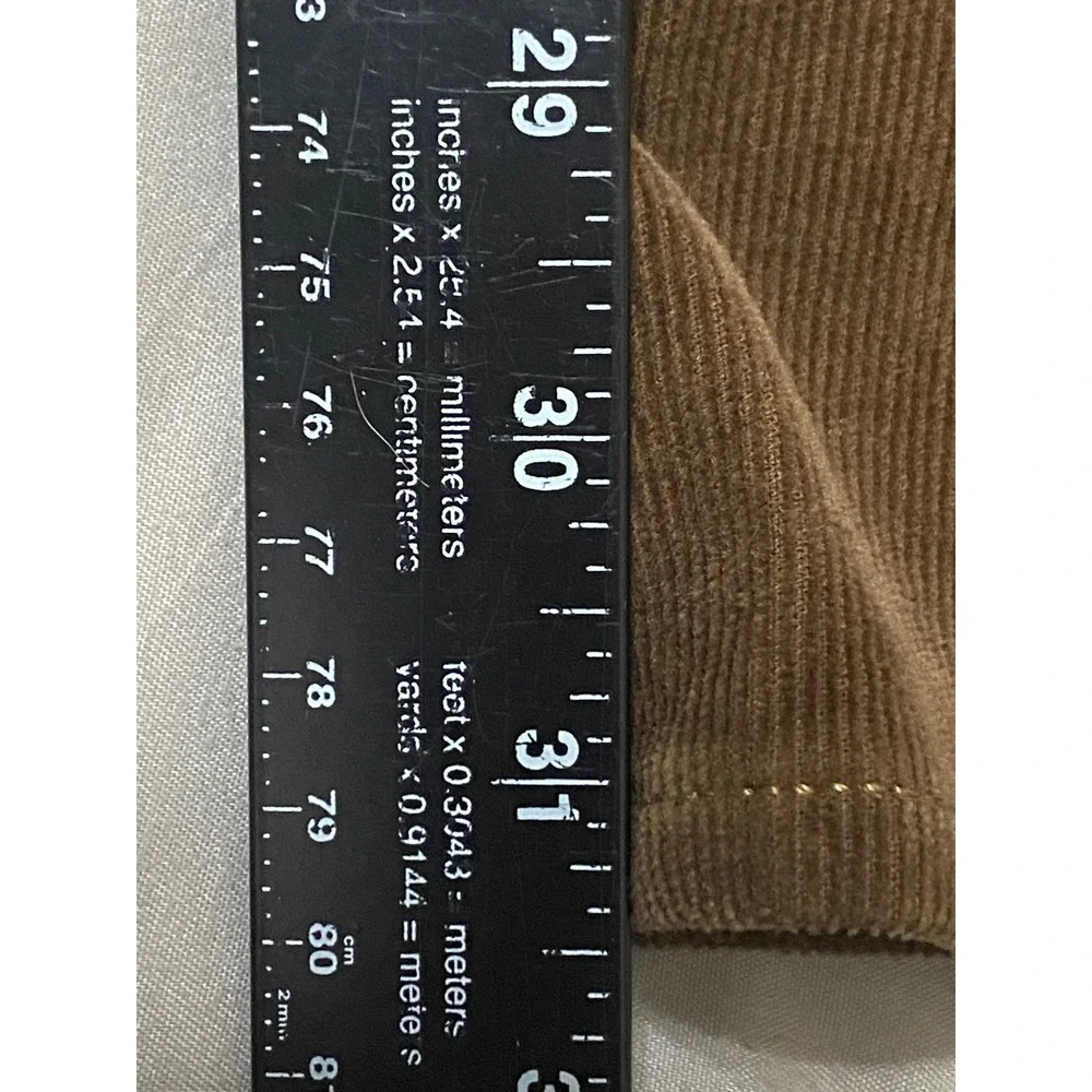 Banana Republic Travel Cord Pants Mens 36x34 Brown Corduroy Straight‎ Leg